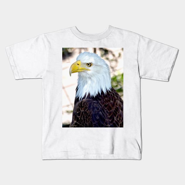 American Bald Eagle Kids T-Shirt by Scubagirlamy